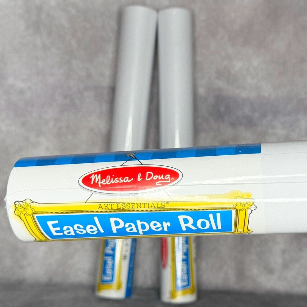 Melissa and Doug 18" x 75' Easel Premium Heavy Weight White Bond Paper Roll New
